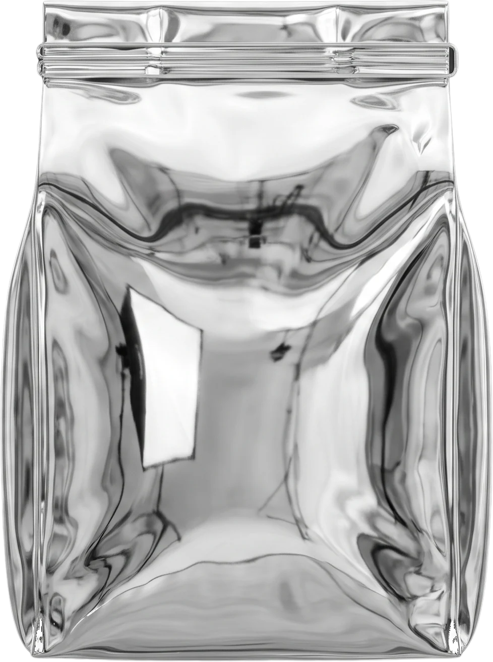 A sealed metallic stand-up pouch
